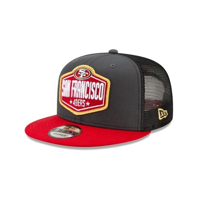 San Francisco 49ers Gorra | New Era NFL Draft 9fifty Snapback Cap Mexico - Grises